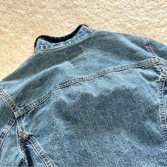 FADED GLORY Woman's Denim Medium Wash Button Down Jacket Size S - Picture 8 of 11